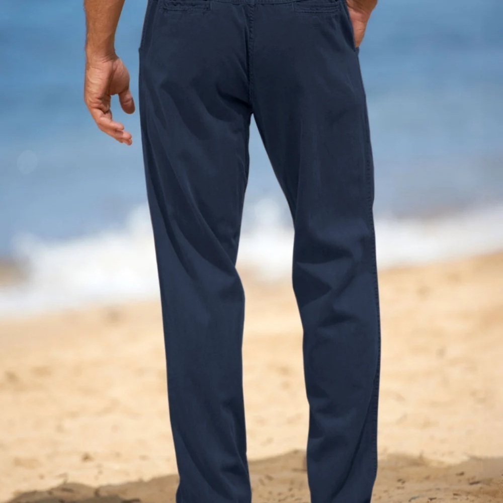 Crazy Shirts lounge Pants L blue Joggers
Men sweatpants Drawstring Elastic Waist - Picture 2 of 12